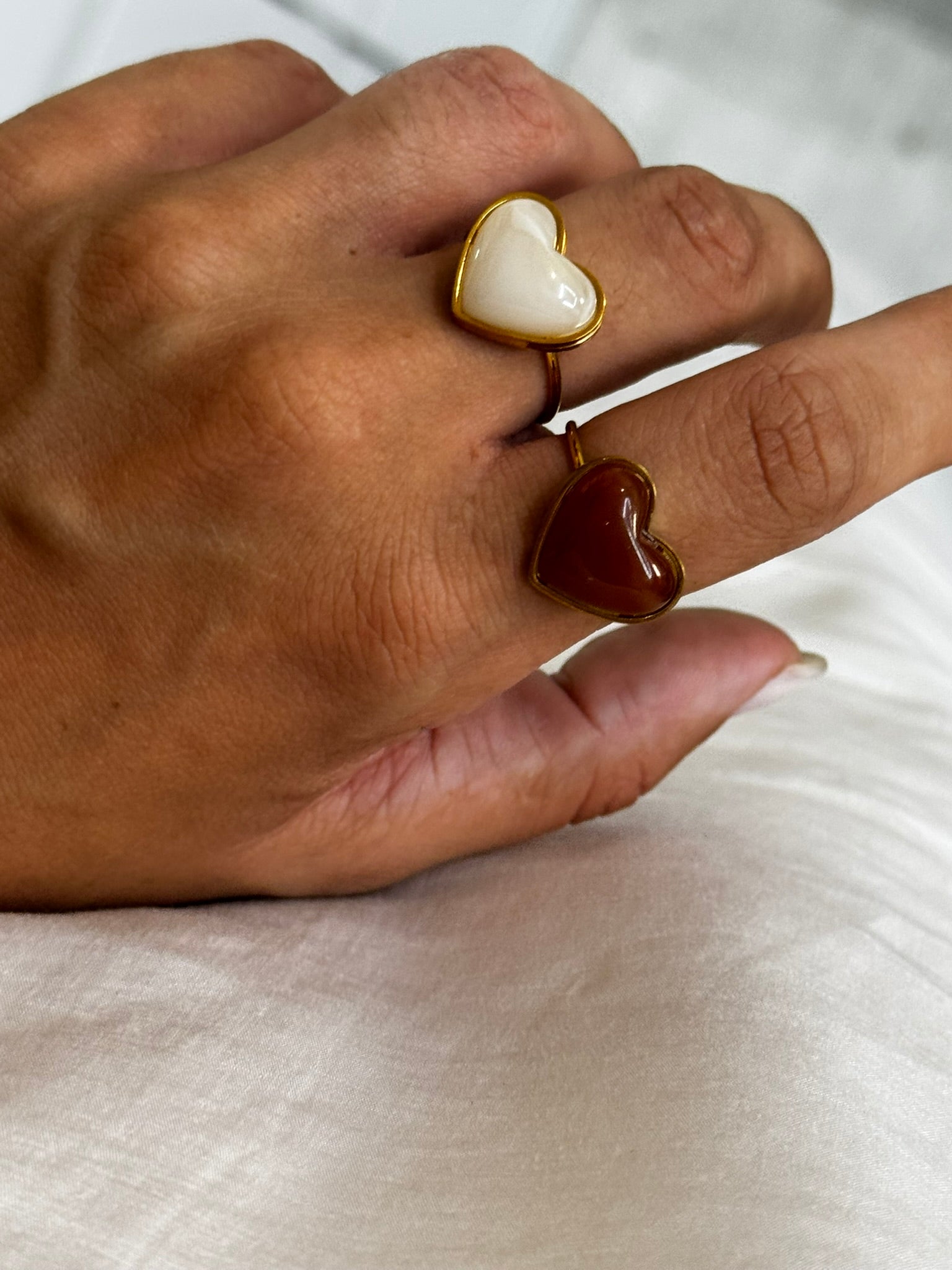 Anillo Cuore Perla